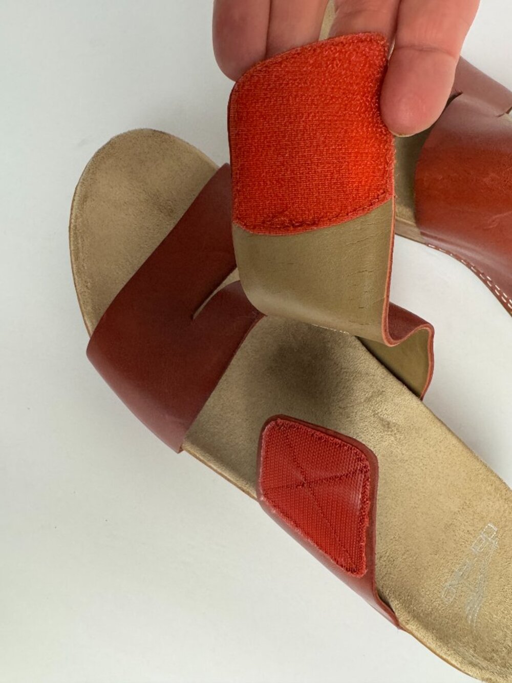 Dansko Lacee Burnished Calf Leather Strappy Sandals Coral Size EU 40 - Picture 7 of 12